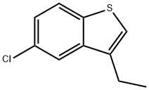 5-chloro-3-ethylbenzo[b]thiophene 化学構造式