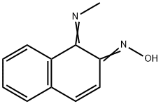 (1E,2Z)-1-(methylimino)naphthalen-2(1H)-one oxime Struktur