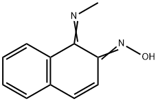 (1E,2Z)-1-(methylimino)naphthalen-2(1H)-one oxime Structure