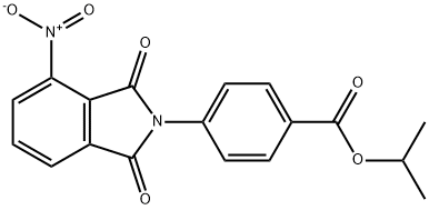 isopropyl 4-(4-nitro-1,3-dioxoisoindolin-2-yl)benzoate Structure