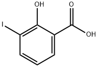 3-碘-2-羟基苯甲酸,520-79-6,结构式
