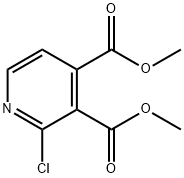 dimethyl 2-chloropyridine-3,4-dicarboxylate, 521980-84-7, 结构式