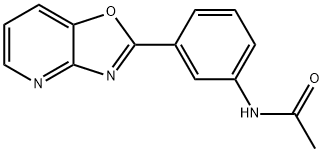 N-(3-(Oxazolo[4,5-b]pyridin-2-yl)phenyl)acetamide Structure