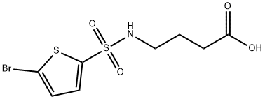 524036-96-2 4-(5-Bromo-thiophene-2-sulfonylamino)-butyric acid