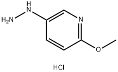 (6-Methoxy-pyridin-3-yl)-hydrazine dihydrochloride Struktur