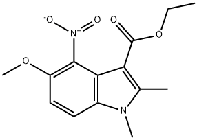 Ethyl 5-methoxy-1,2-dimethyl-4-nitroindole-3-carboxylate