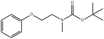 tert-Butyl methyl(2-phenoxyethyl)carbamate Structure