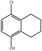 4-chloro-5,6,7,8-tetrahydro-1-Naphthalenol 化学構造式