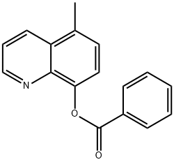 5-Methylquinolin-8-yl benzoate 化学構造式