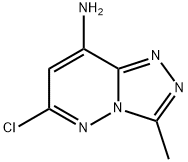 6-氯-3-甲基-[1,2,4]三唑并[4,3-B]哒嗪-8-胺,53085-52-2,结构式