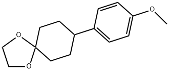 8-(4-methoxyphenyl)-1,4-dioxaspiro[4.5]decane,5309-15-9,结构式