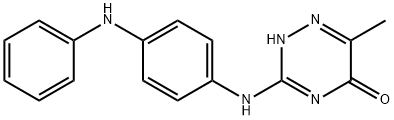 3-(4-anilinoanilino)-6-methyl-1,2,4-triazin-5(4H)-one Structure