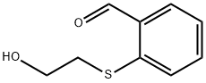 2-(2-Hydroxyethylthio)benzaldehyde Structure