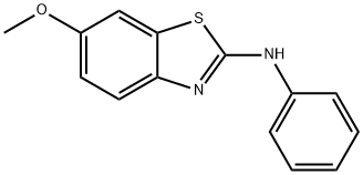 6-Methoxy-N-phenylbenzo[d]thiazol-2-amine Structure