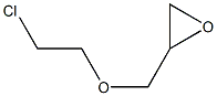 2-(2-chloroethoxymethyl)oxirane
 Struktur