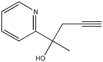 2-(2-吡啶基)-4-戊炔-2-醇, 54136-95-7, 结构式