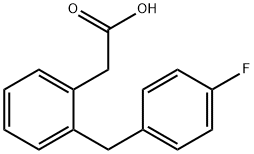 2-(2-(4-Fluorobenzyl)Phenyl)Acetic Acid Structure