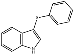 3-(phenylthio)-1H-Indole Struktur