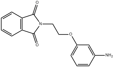 2-(2-(3-氨基苯氧基)乙基)异二氢吲哚-1,3-二酮 结构式