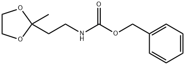 N-Cbz-2-(2-methyl-1,3-dioxolan-2-yl)ethylamine Structure