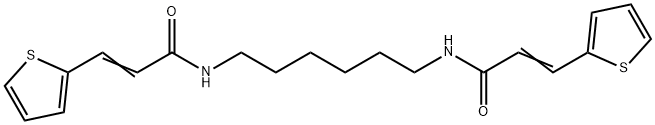 548451-88-3 (2E,2'E)-N,N'-hexane-1,6-diylbis[3-(thiophen-2-yl)prop-2-enamide]