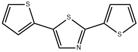 2,5-Di(thiophen-2-yl)thiazole, 54987-01-8, 结构式