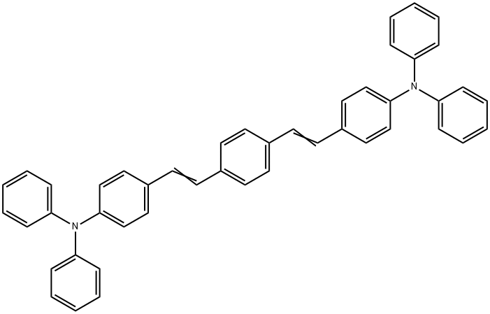 1,4-双[4-(N,N-二苯氨基)苯乙烯基]苯, 55035-42-2, 结构式