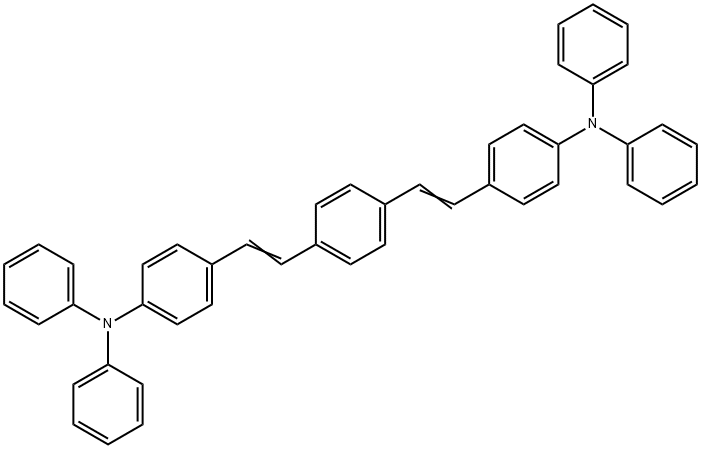 4,4'-((1E,1'E)-1,4-phenylenebis(ethene-2,1-diyl))bis(N,N-diphenylaniline) Struktur