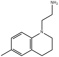 3,4-dihydro-6-methyl-1(2H)-quinolineethanamine 化学構造式