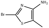 2-bromo-5-methyl-4-Thiazolamine Struktur