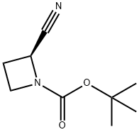 S-1-BOC-2-氰基氮杂环丁烷 结构式