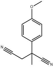2-(4-methoxyphenyl)-2-methylbutanedinitrile