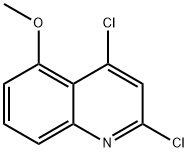 Quinoline, 2,4-dichloro-5-methoxy-
 Structure