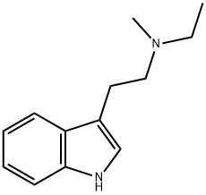 乙基[2-(1H-吲哚-3-基)乙基]甲胺, 5599-69-9, 结构式