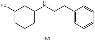 3-(PHENETHYLAMINO)-1-CYCLOHEXANOL HYDROCHLORIDE Struktur