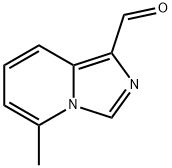 5-methylimidazo[1,5-a]pyridine-1-carbaldehyde 化学構造式