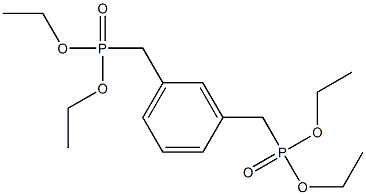 tetraethyl (1,3-phenylenebis(methylene))bis(phosphonate) Struktur