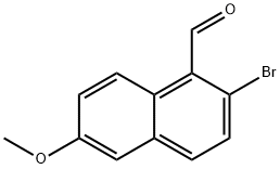 2-Bromo-6-methoxy-1-naphthaldehyde,570390-58-8,结构式