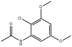 N-(2-氯-3,5-二甲氧基苯基)乙酰胺, 573704-48-0, 结构式