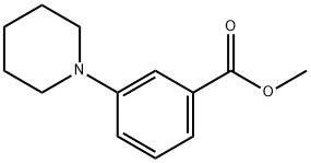 Methyl 3-(piperidin-1-yl)benzoate 化学構造式