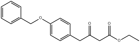 Ethyl 4-[4-(Benzyloxy)phenyl]-3-oxobutyrate 化学構造式