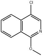 4-氯-1-甲氧基异喹啉 结构式