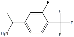 1-[3-FLUORO-4-(TRIFLUOROMETHYL)PHENYL]ETHAN-1-AMINE|581813-14-1