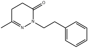 6-Methyl-2-phenethyl-4,5-dihydropyridazin-3(2H)-one Struktur