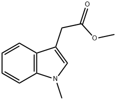 Methyl 2-(1-methyl-1H-indol-3-yl)acetate Struktur