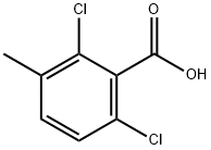 2,6-二氯-3-甲基苯甲酸, 58671-77-5, 结构式
