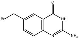 4(3H)-Quinazolinone, 2-amino-6-(bromomethyl)- Structure