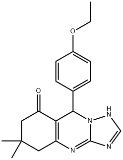 587008-19-3 9-(4-ethoxyphenyl)-6,6-dimethyl-5,6,7,9-tetrahydro[1,2,4]triazolo[5,1-b]quinazolin-8(4H)-one