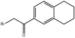 2-溴-1-(5,6,7,8-四氢萘-2-基)乙烷-1-酮, 5896-66-2, 结构式