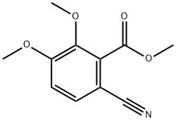 6-氰基-2,3-二甲氧基苯甲酸甲酯,59084-78-5,结构式